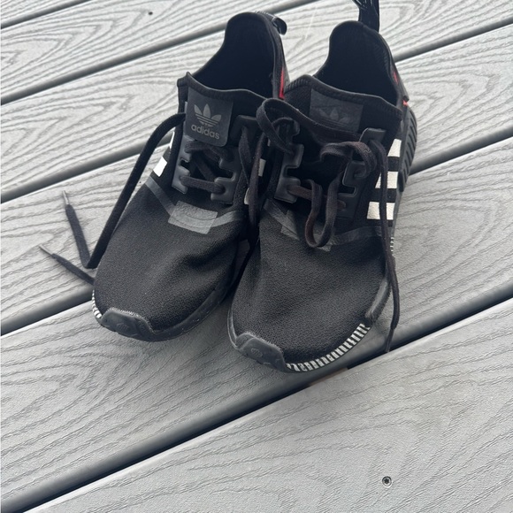 Adidas NMD R1 Black White Red Blue Sneakers Men’s Size 12 main image 8